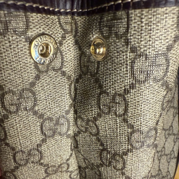 GUCCI GG Supreme Tote Shoulder BAG 223668 Signed Made in Italy 🇮🇹 Stunning Purse - Picture 7 of 15